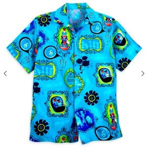 Disney Haunted mansion size L button up shirt NWT!